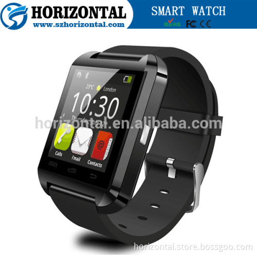 1.44" touch screen smart watch u8 for IOS Android Smartphones